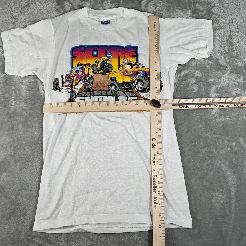 Vintage Score Show 85 Shirt Boys Large‎ Car Truck Racing Single Stitch USA New